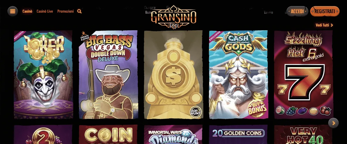 Gransino casino non aams sicuri